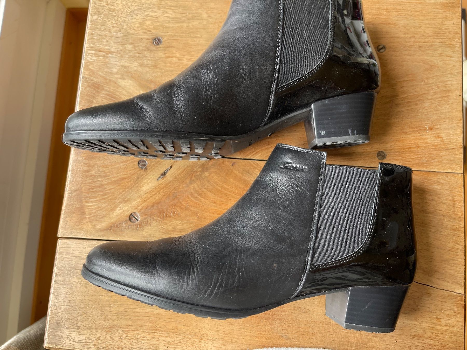 Scarpe da donna: Sioux Leder-Stiefeletten Gr. 39, schwarz – Usato da Meggen venduto da tulipe21 2