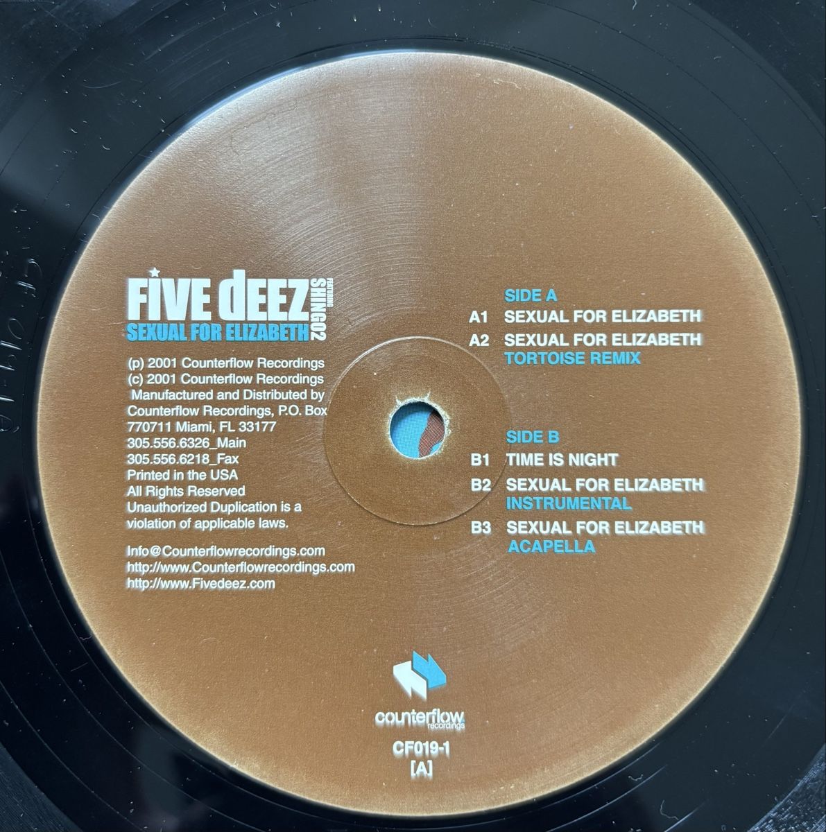 Vinyles: Five Deez - Sexual for Elizabeth 12" VG+/VG+ – D'occasion à Neuchâtel par Deivid2 1