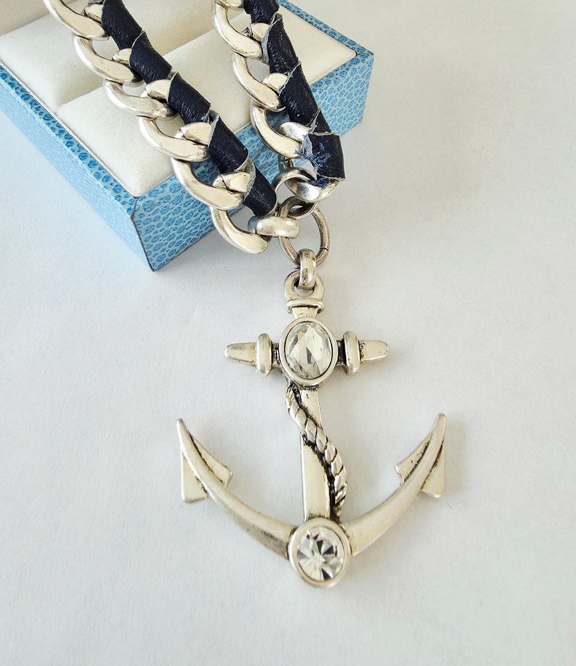 Pendentifs: Statement Collier mit Anker-Anhänger & Strass - A&C neu – Neuf avec emballage d'origine à Uetikon am See par Springdream 4