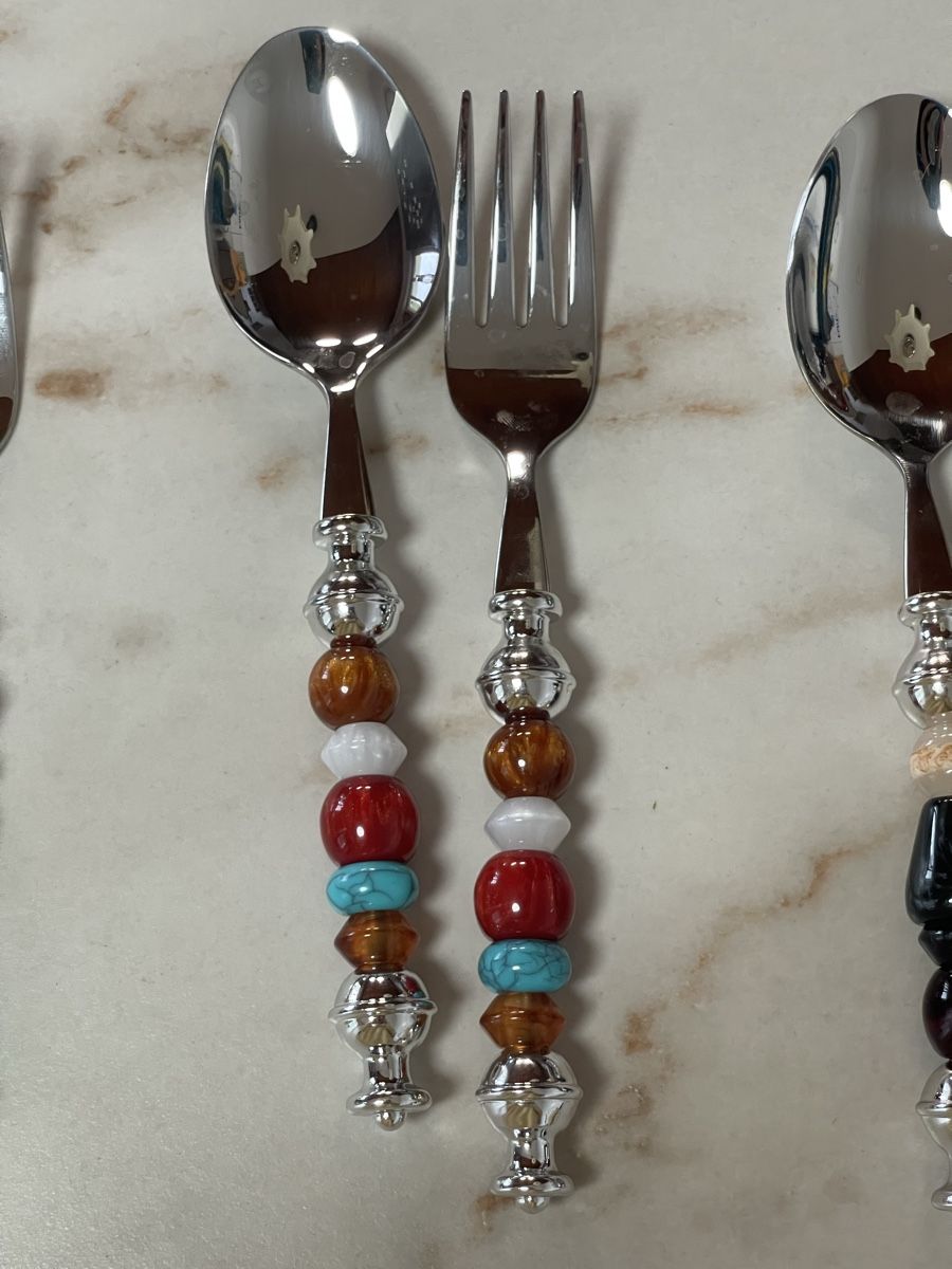 Bestecksets: Cutlery with beautiful Beads – Neu (gemäss Beschreibung) aus Nussbaumen AG von jot_ks2f 4