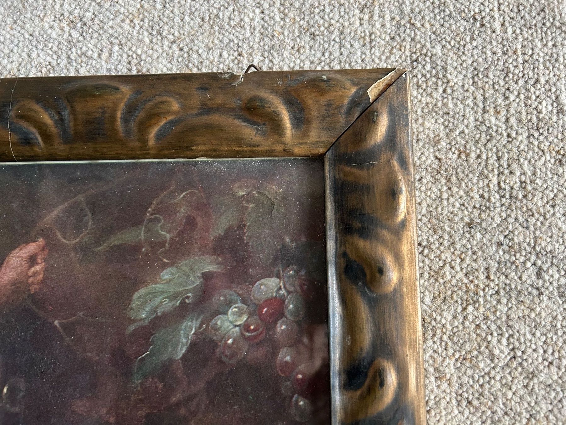Cornici: Antikes Bild Engel Kinder Rubens Barock Goldrahmen – Usato da Villnachern venduto da RicardoMary 1