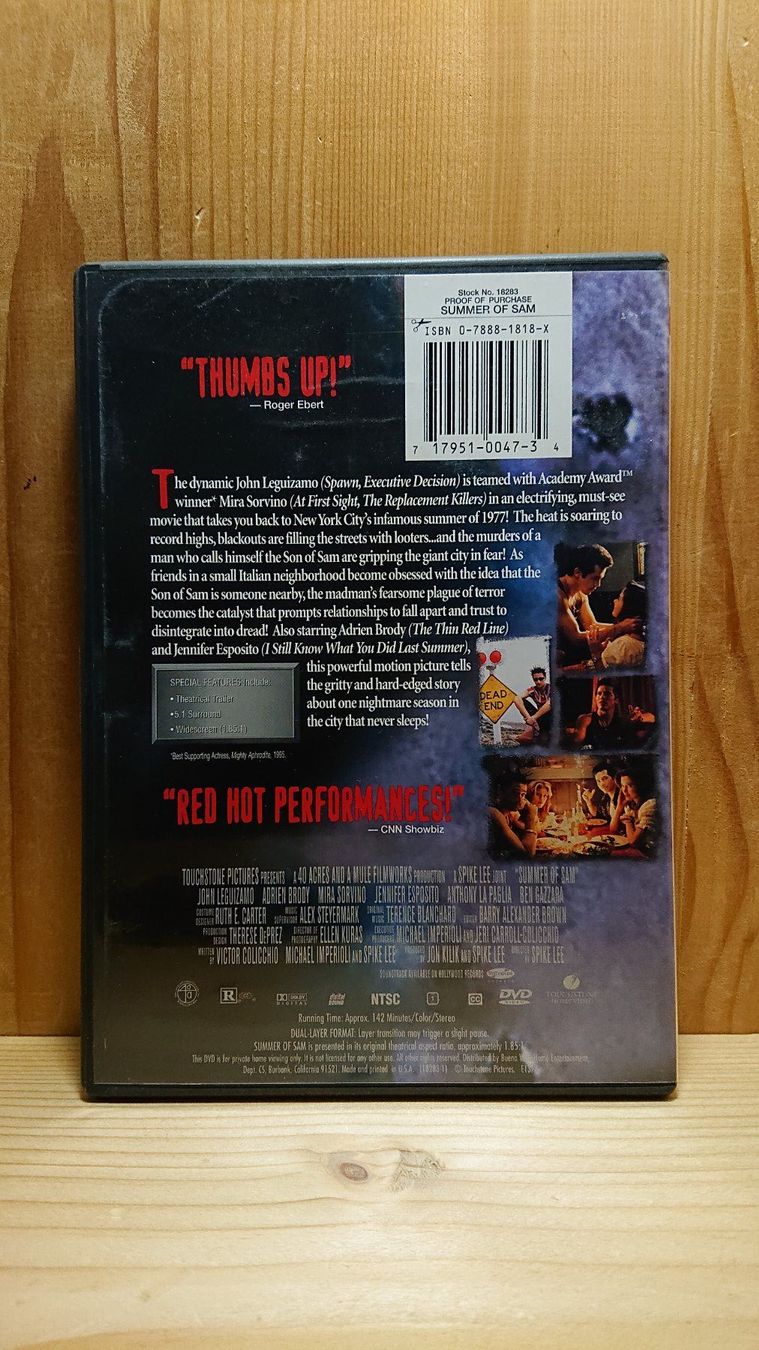 Tutti i DVDs: SOS SOMMER OF SAM DVD Ländercode 1 Englisch – Usato da Wilderswil venduto da Exebub 1