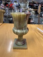Elegante Blumenvase, Onyx, Vintage, für schönes Zuhause!