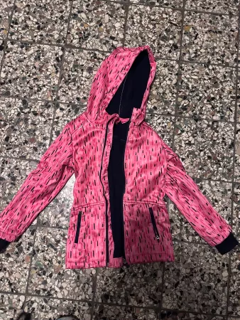 Crivit Softshelljacke rosa gemustert Grösse 110-116