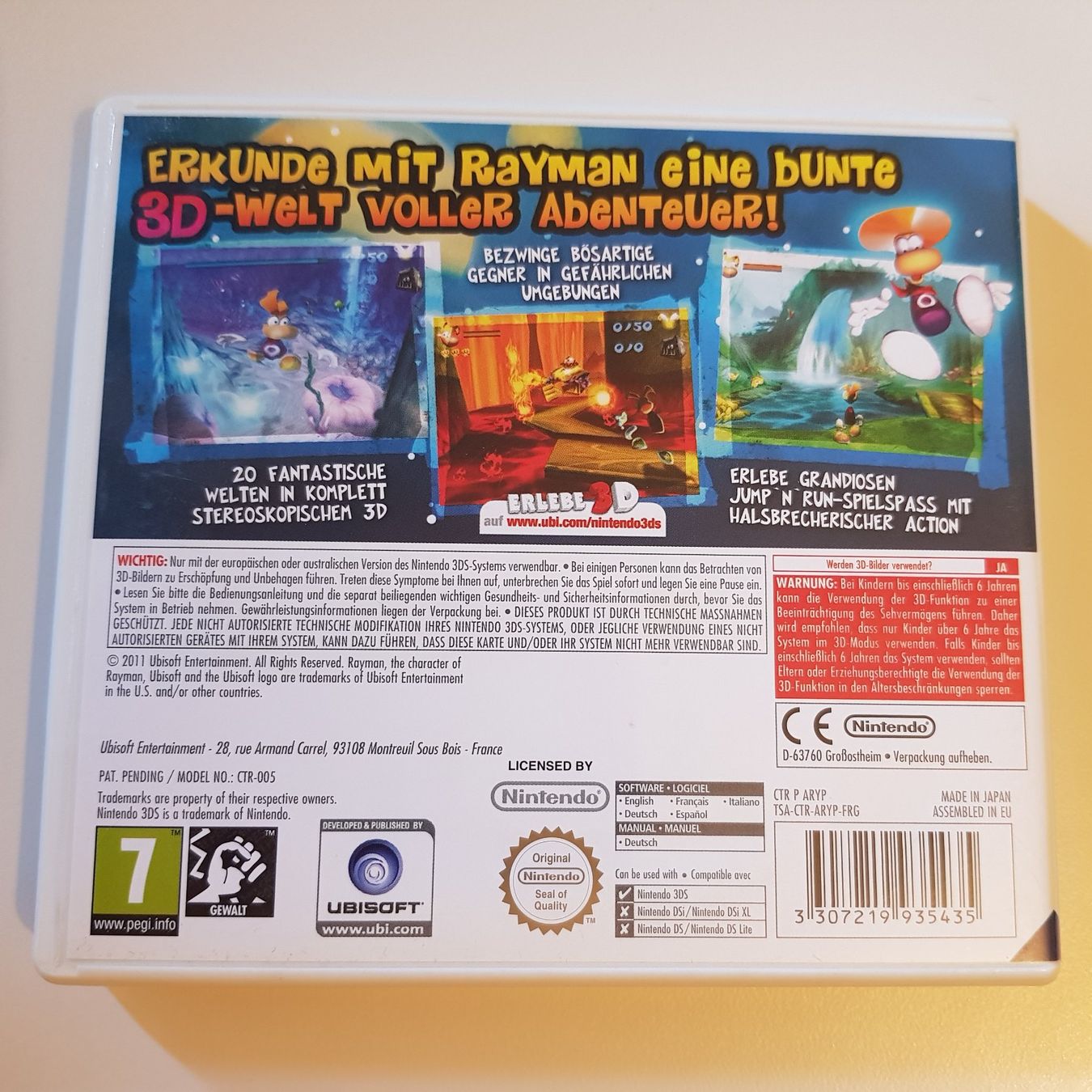 Nintendo Giochi: Rayman 3D /3DS – Usato da Münchenstein venduto da 2DGames 1