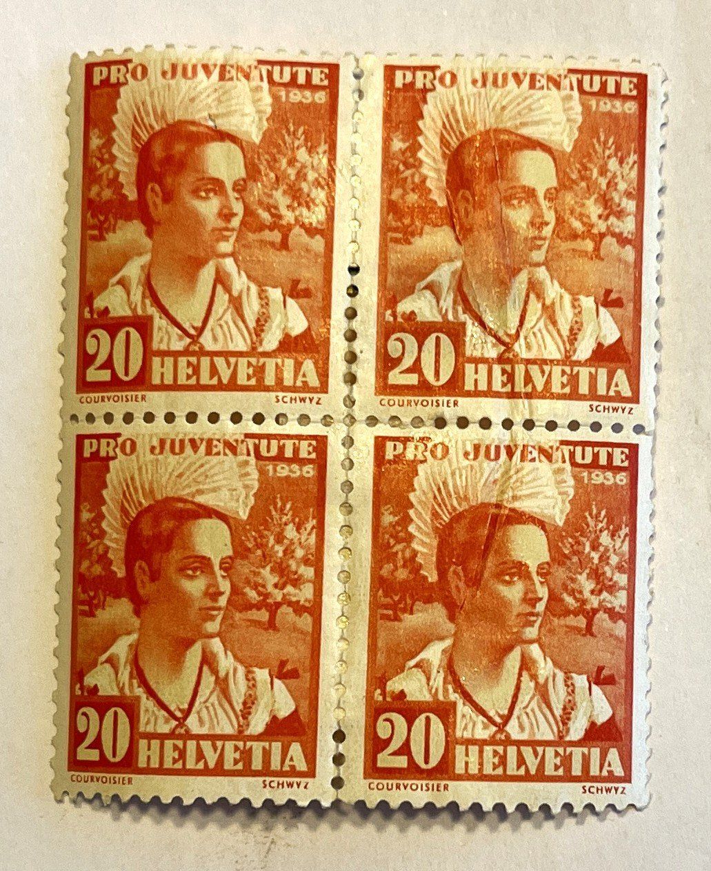 Tutti i francobolli: Pro Juventute 1936 - 4er Blocks – Nuovo (secondo la descrizione) da Oftringen venduto da vuc_frq6