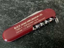 Wenger Sackmesser "BLACK GOLD DENVER COL.“ US-Trust speziell