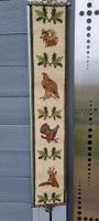 Wandbehang Stickerei Wildtiermotive guter Zustand
