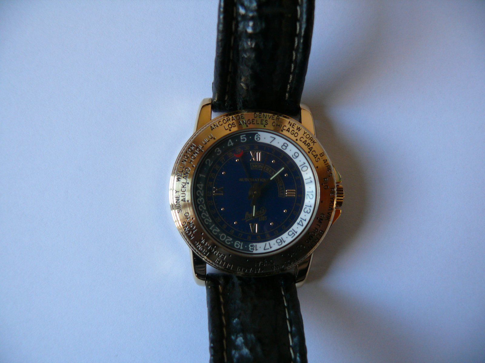 DuBois et fils Orologi: DU BOIS+FILS        Weltzeituhr – Nuovo (secondo la descrizione) da Murten venduto da AnakondA1946