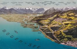 Boden-see Rorschach Panorama  1916