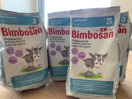 Bimbosan Premium Babymilchnahrung Ziege: 4 * 400g