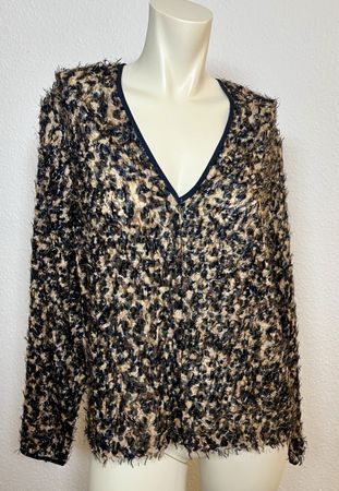 🌟 Max Mara Seidenbluse Gr. 36 / IT 40, Zeitloser Leopard 🌟