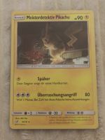 Pokémon Karte Meisterdetektiv Pikachu 10/18 guter Zustand