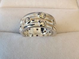 Ring Silber 925 Zirkona Gr. 53