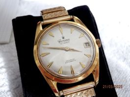 Florina, Vintage aus 50er, Automatic, 34mm vergoldet, läuft