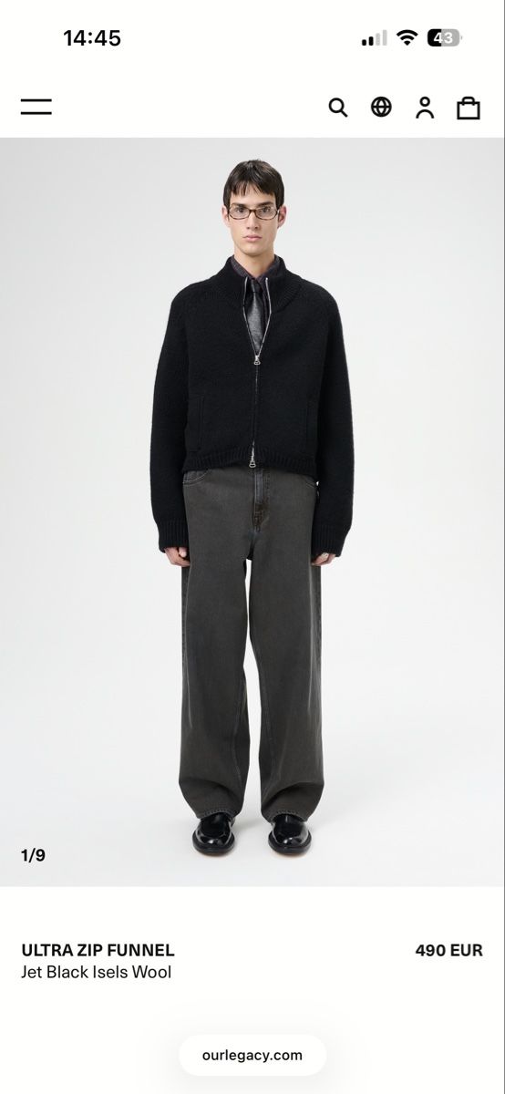 Giacche: Our Legacy Zip up Wool – Usato da Basel venduto da ndeon 1
