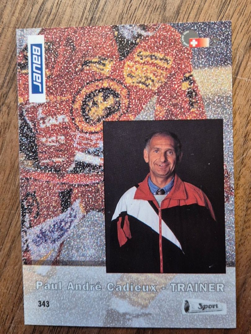 Carte collezionabili: Paul Andre Cadieux / SCL Saison 1995-96 – Usato da Wasen im Emmental venduto da asstaehli 1
