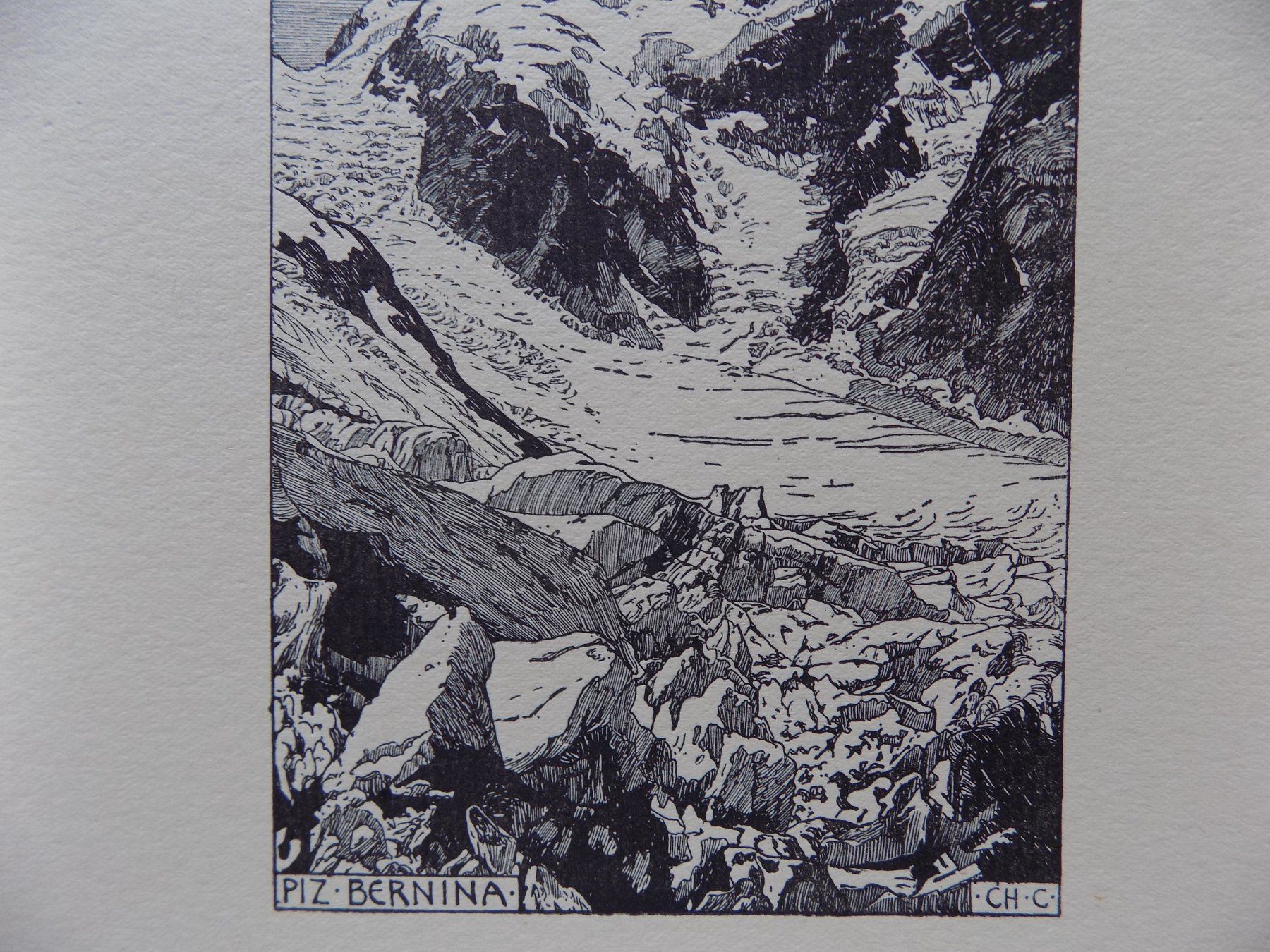 Gravures: Piz Bernina – D'occasion à Risch par Rischli15 2