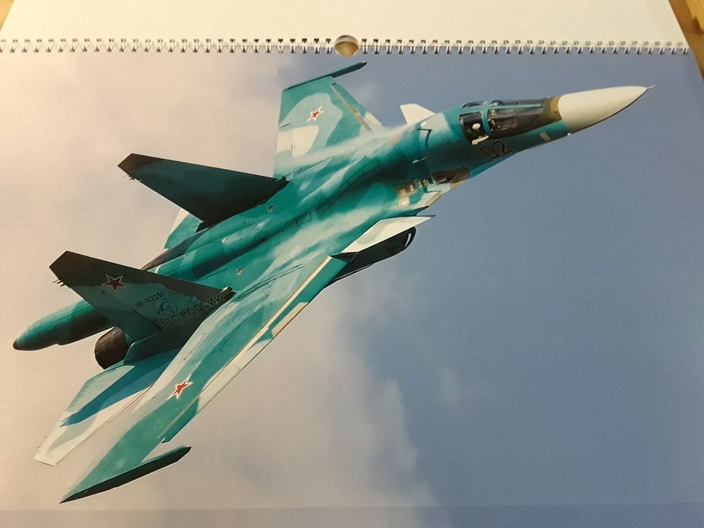 Flugzeug Kalender __ FIGHTER __ Kampfjets __ Cockpit | Kaufen auf Ricardo