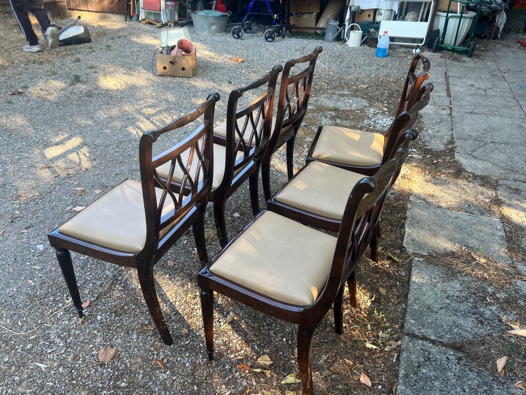Chaises: 6 Stück alte Stühlen, Nr 1 – D'occasion à Glattfelden par maa_qcj8 3