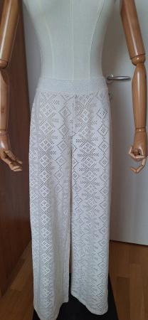 pantalon d'été écru (ajouré)