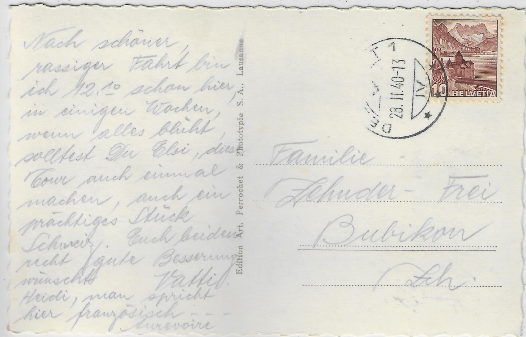 Cartoline postali: Delemont - Chapelle du Vorbourg – Usato da Ettingen venduto da Kartenplanet 1