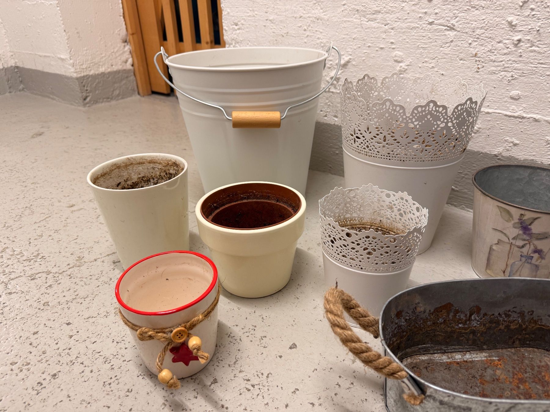 Vasi per fiori: Blumentöpfe, Dekotopf,  verschiedene Materialien – Usato da Zürich venduto da Cleo234 8