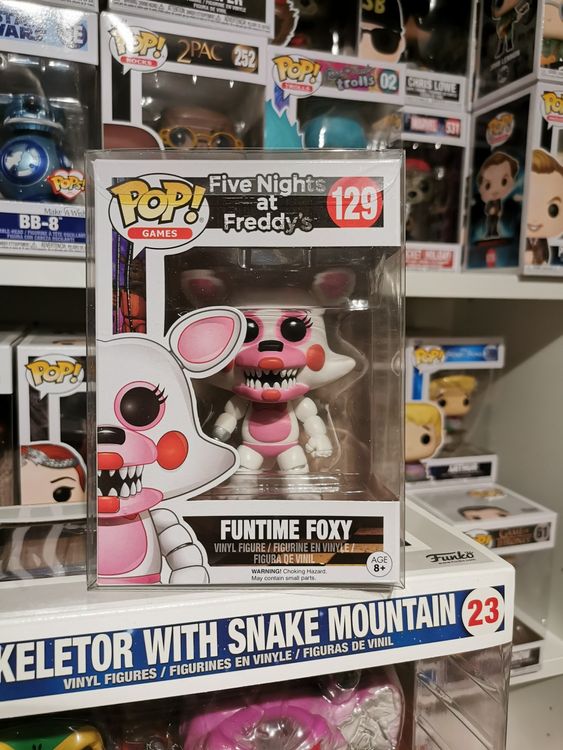 Funko Action Figur: Five Nights At Freddy's – High Score Chica, Leuchtet Im Dunkeln, Aus Vinyl, Sammlerstück