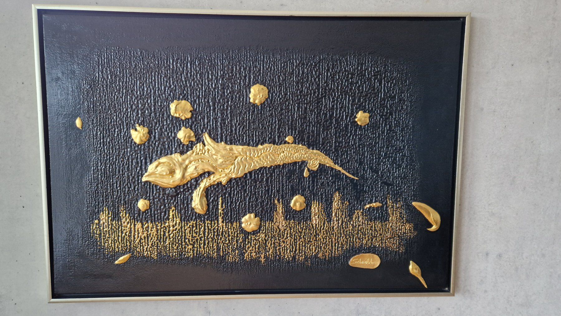 Dipinti: 140 x 95 artwork by Walter Schnabl - Rising Phoenix – Usato da Adliswil venduto da fashionholic 2