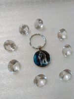 widder,schlüsselanhänger,silber farbe