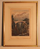 Pont  de Schwendenthal, Litho 37,5 x 49,5 cm