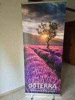 Rollup Display doTERRA Lavendelfeld mit Tasche 90 x 200cm