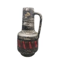 Vintage STREHLA Ostdeutsche Keramik Vase Fat-Lava