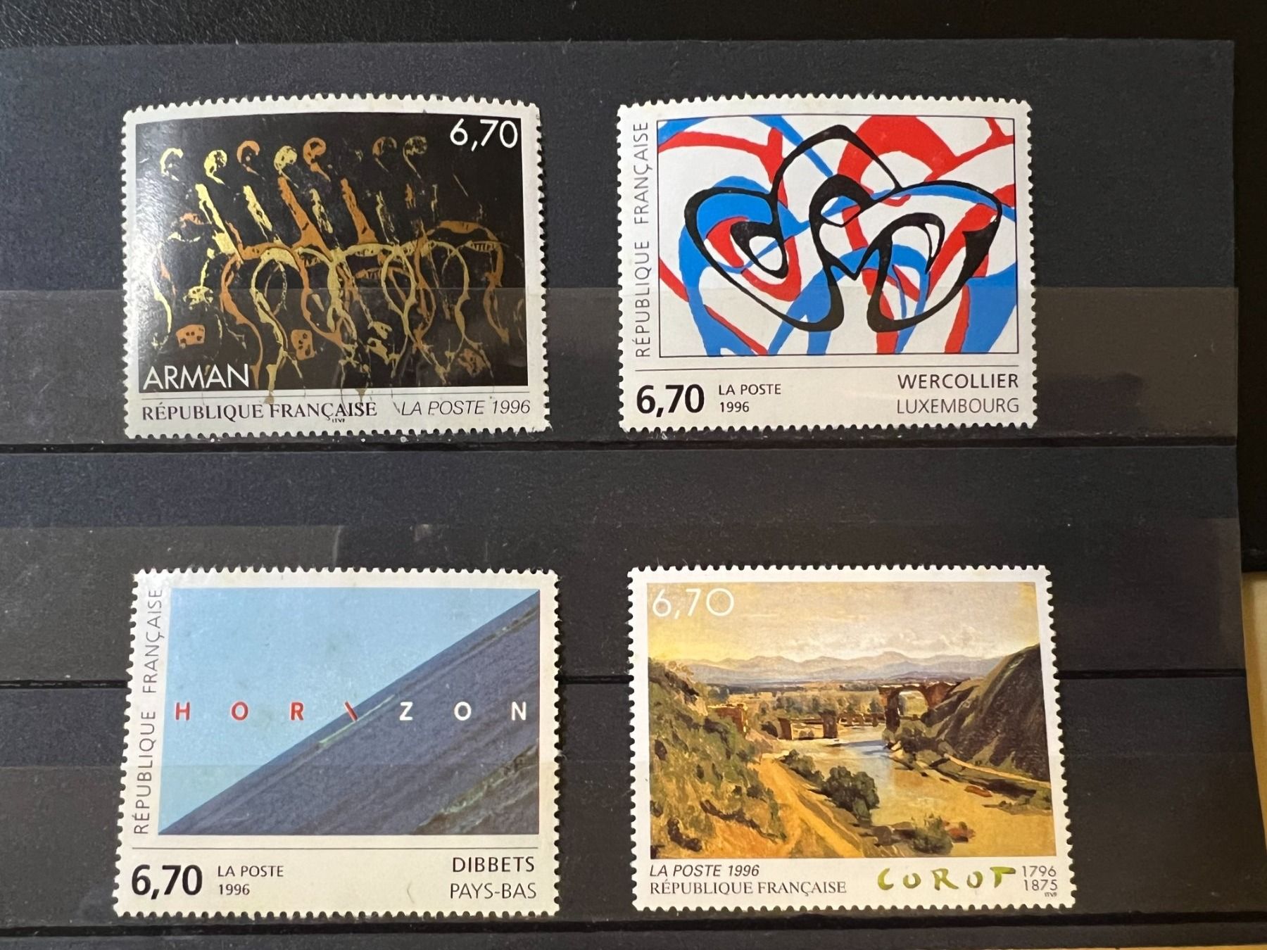 Alle Briefmarken: 4 Tableaux Musée Imaginaire Neufs 1996** – Neu und originalverpackt aus Lausanne von ffhoud