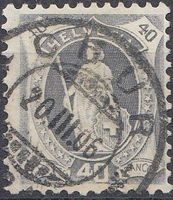 76F mit Vollstempel Chur 20.3.1906, Katalog SBK 24 Fr. 50.00