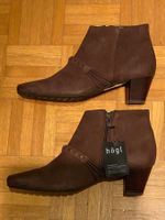 Högl Casual Nubuk Leder Stiefeletten braun, Gr. 41 (7), neu