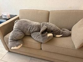Grande peluche Eléphant