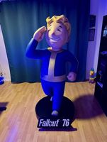 Fallout Vault Boy Lifesize Statue Original Muckle Mannequins