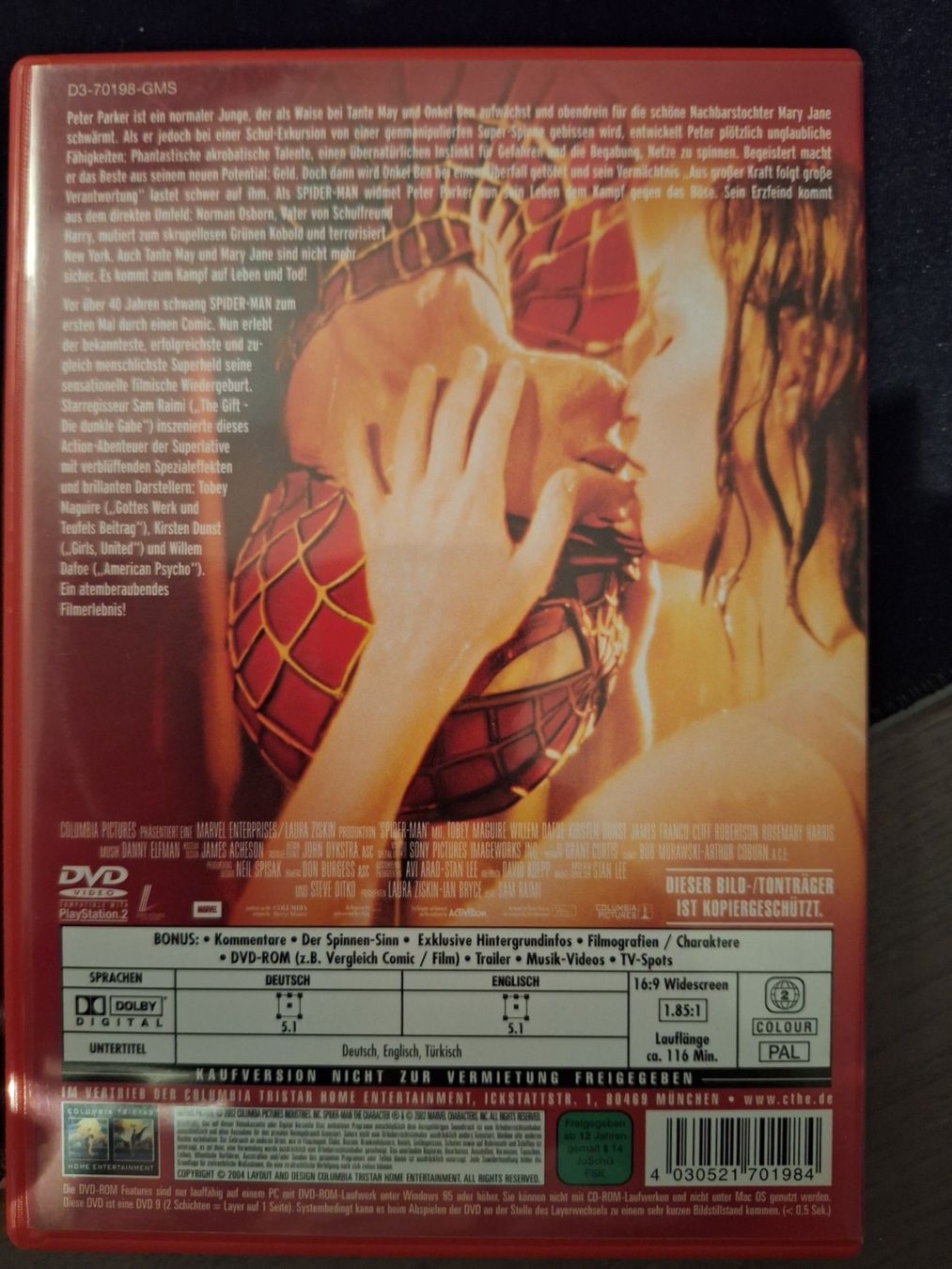 Tutti i DVDs: DVD Spider-Man – Usato da Eiken venduto da Lashar 1