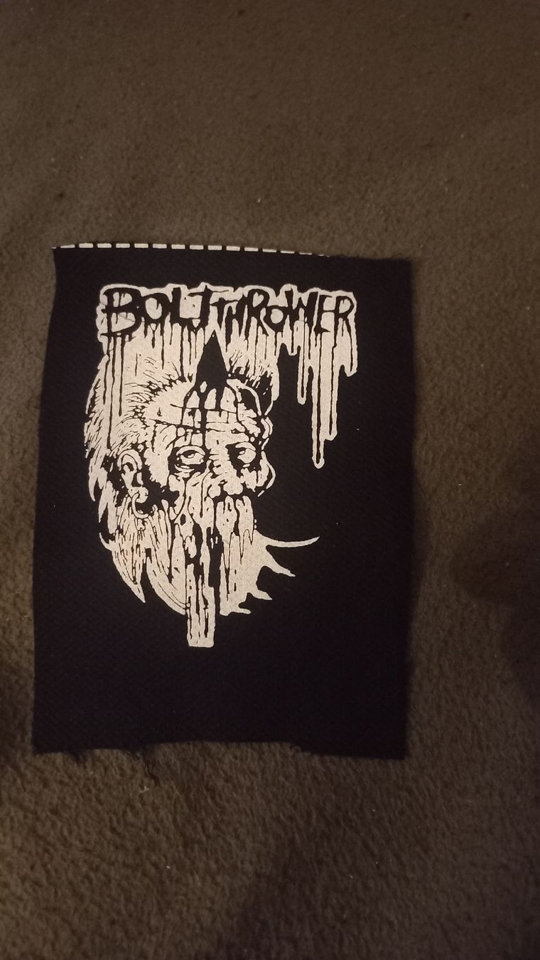 Toppe:  Bolt thrower Aufnäher Patch Death Metal NEU! – Nuovo (secondo la descrizione) da Olten venduto da Donatello1984