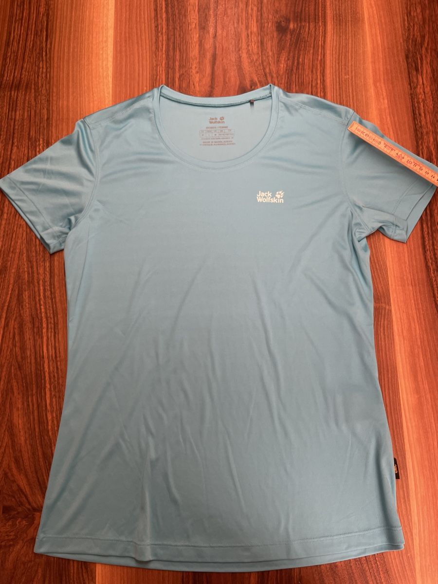 Jack Wolfskin T-shirt: Tshirt Jack Wolfskin M türkis – Usato da Basel venduto da pilzliii