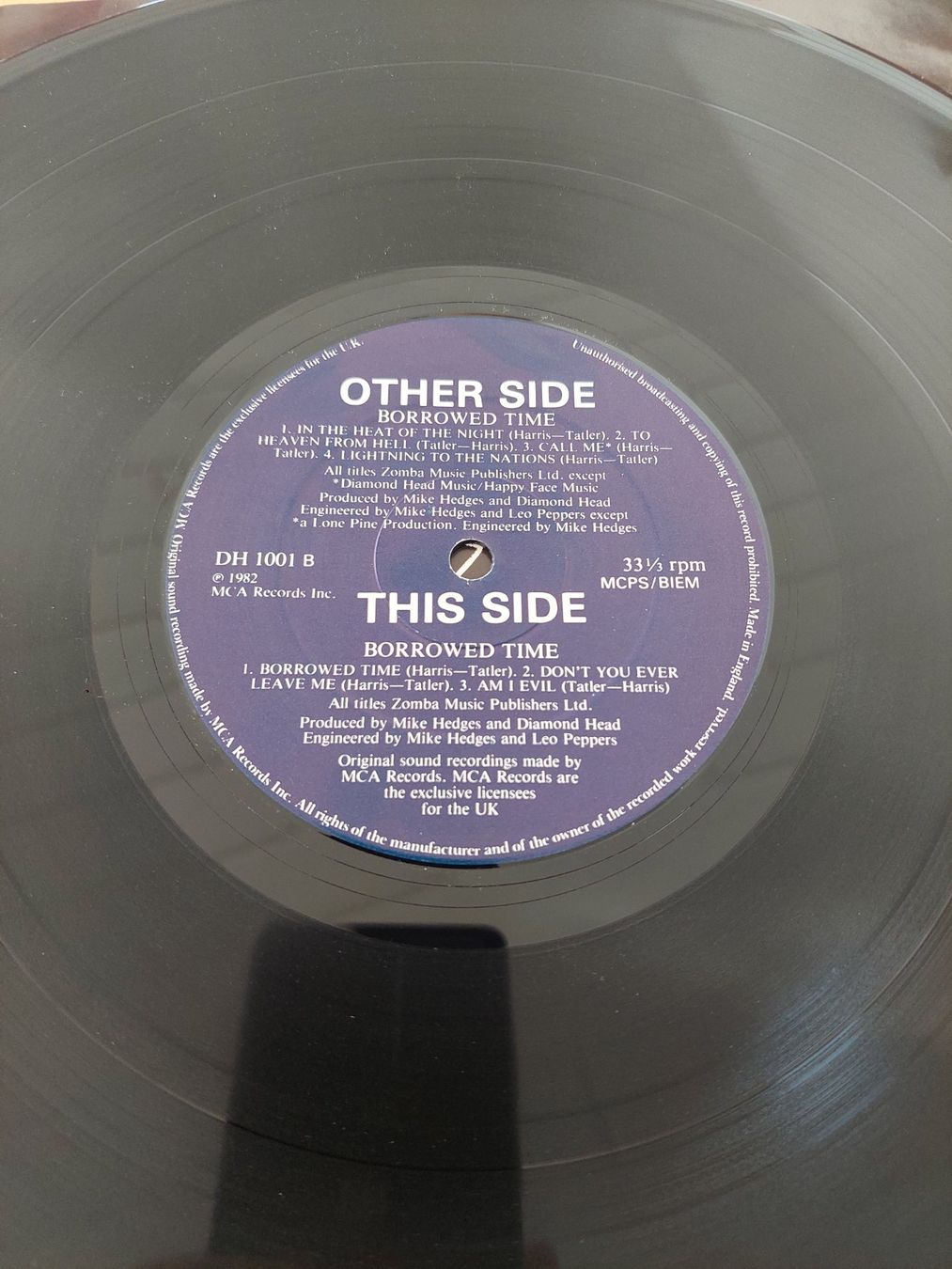 Dischi in vinile: Vinyl Schallplatte Diamond Head - Borrowed Time – Usato da St.Gallen venduto da Tamal0204 3