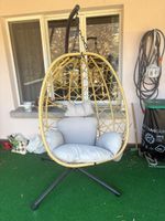 Hängekorb Stuhl mit Untergestell gebraucht