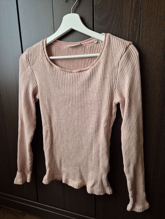 Marc O’Polo Denim Ripp-Shirt Gr. S – Altrosa / Pastellrosa