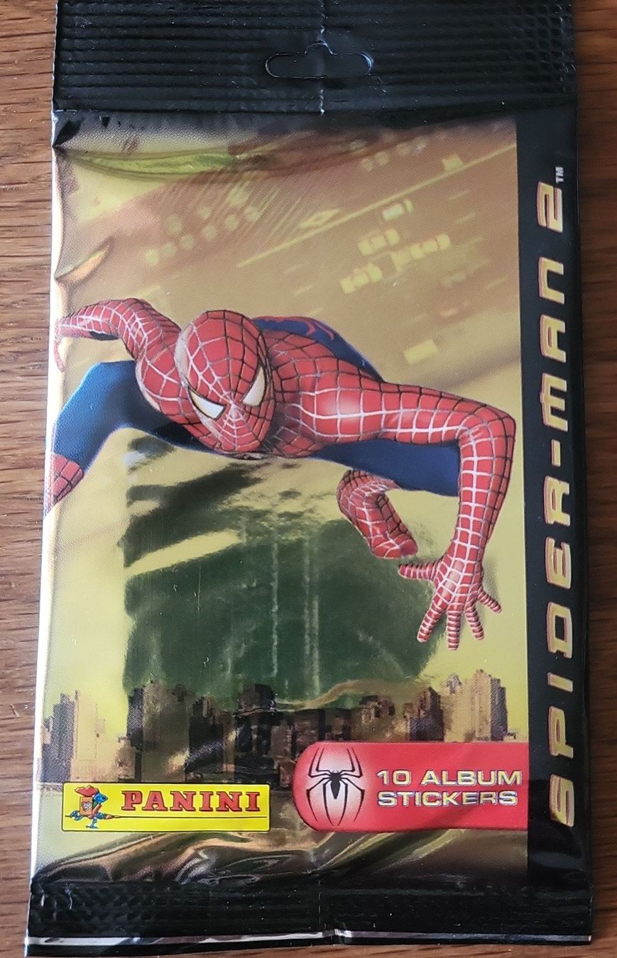 Panini Sammelbilder & Trading cards: Spider-Man 2 Panini bustina 10 figurine – Neu und originalverpackt aus Winterthur von VZ123