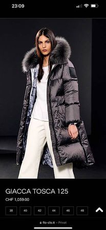 Damen Wintermantel Flo-Clo Tosca 125 grau Grösse 42