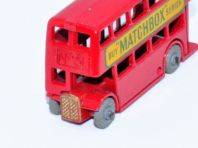 Matchbox Modellini d'auto: Matchbox Lesney DOUBLE DECKER BUS No. 5B – Usato da Zufikon venduto da MatchboxCorner 3