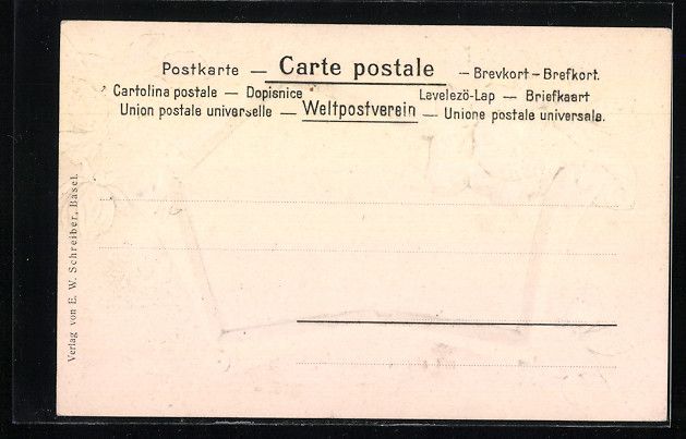 Cartes postales: Basel, Teilansicht mit alter Rheinbrück – D'occasion à Berlin par bartko-reher 1