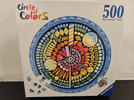 Neu - Ravensburger - Puzzle Circle of Colors 500 - Candies