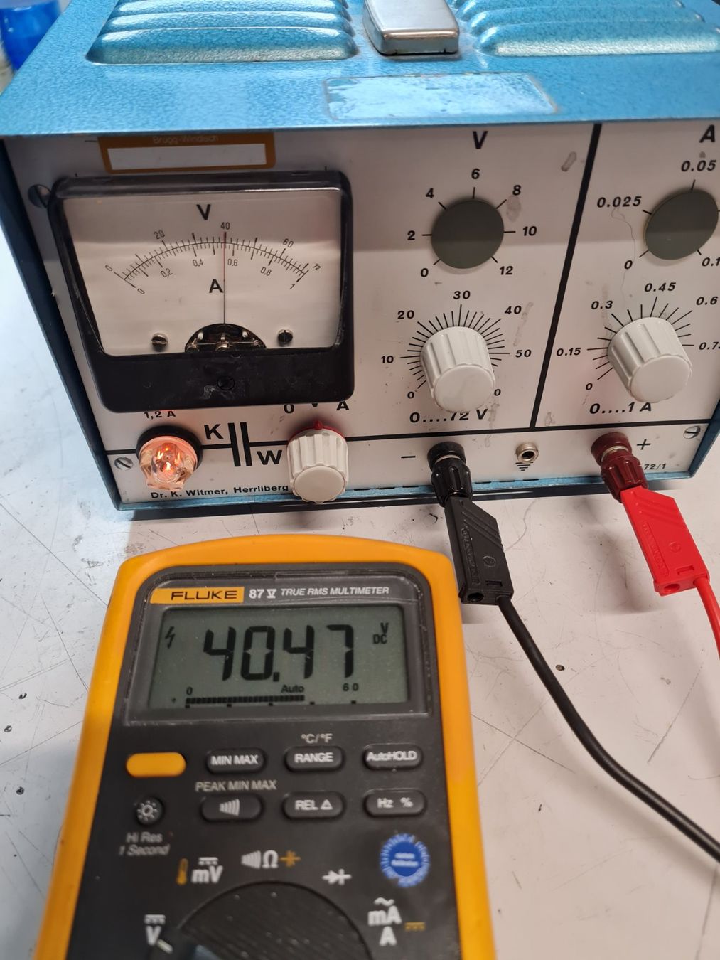 Elettrotecnica: Labornetzgerät linear Dr. Wittmer 0-70/72V, 0-1A – Usato da Horw venduto da Arta20000 2